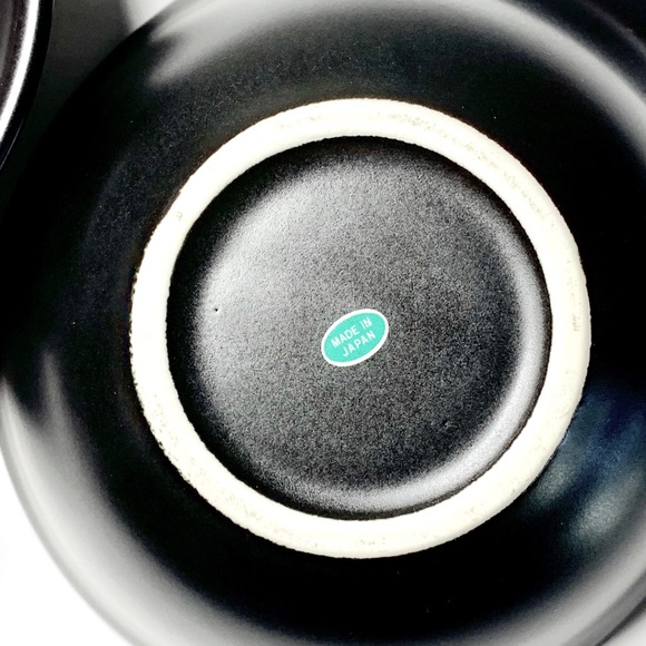 BLACK CERAMIC BOWLS - Picture 6 of 6